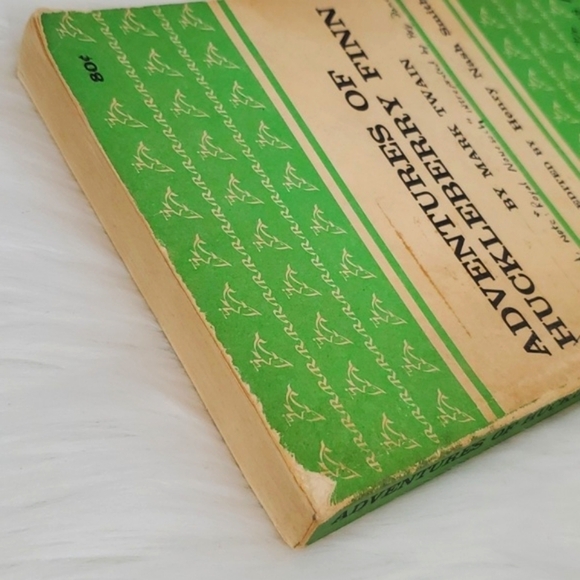 1958 Adventures Of Huckleberry Finn by Mark Twain Riversides Edition A15 Book SC - Picture 6 of 17